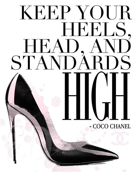 coco chanel death quote|coco chanel quotes high heels.